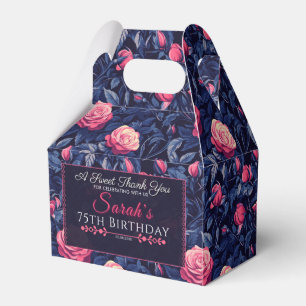 Vintage Rose Birthday Favour Box For Teen Birthday