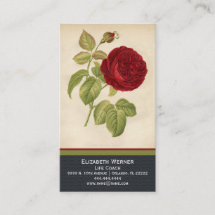 Vintage Rose Business Card