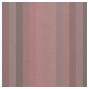 Vintage Rose & Cocoa Vertical Stripes Fabric