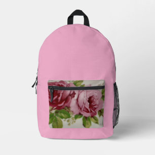 Vintage Rose Elegance  Printed Backpack