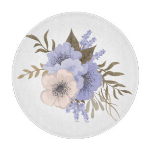 Vintage Rose Floral Art Retro Botanical Flowers Cutting Board