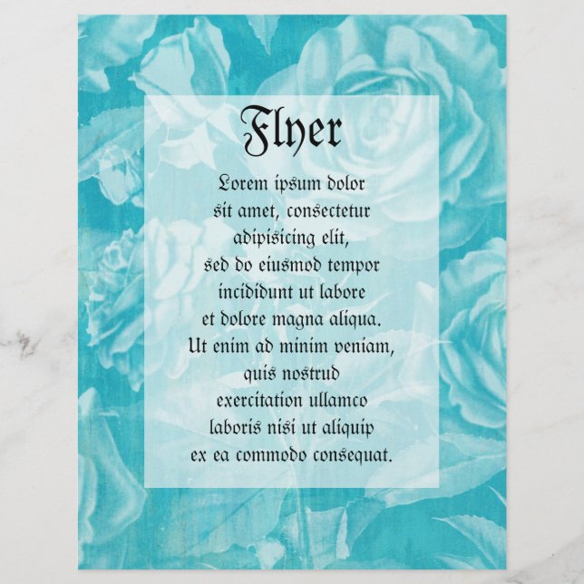 Vintage Rose Flyer (Front)