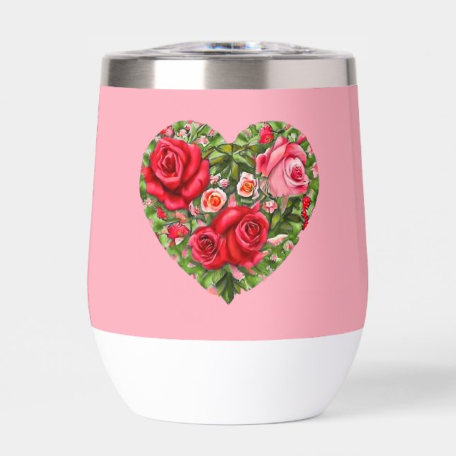 Vintage Rose Heart (Front)
