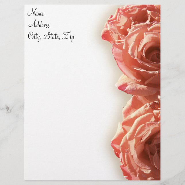 Vintage Rose I Letterhead (Front)