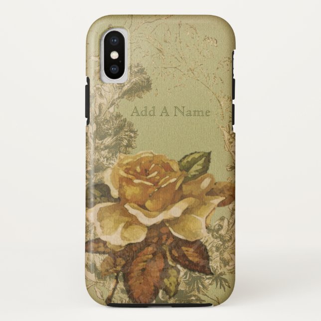 Vintage Rose Illustration Case-Mate iPhone Case (Back)