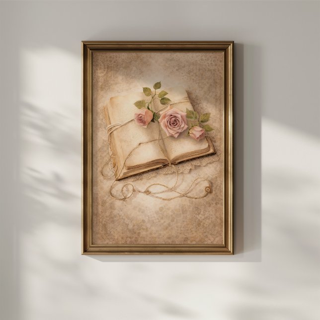 Vintage Rose Journal  Poster (Creator Uploaded)