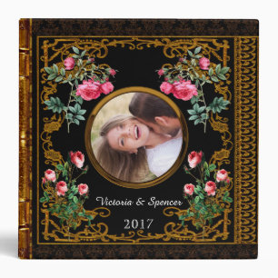 Vintage Rose Lasher Insert Your Own Photo Binder
