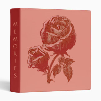 Vintage Rose Memories Binder