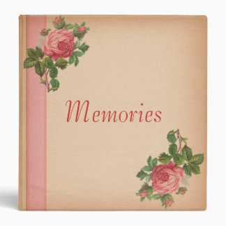 Vintage Rose Memories Binder