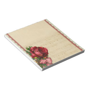 Vintage Rose Notepad