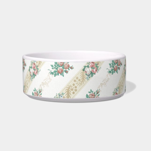 Vintage Rose Pattern - Bowl (Front)