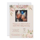 Vintage Rose Peony 50th Wedding Anniversary Party