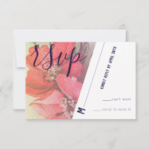 Vintage Rose RSVP Card
