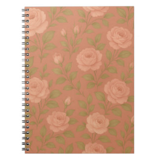 Vintage Rose Spiral Notebook