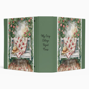 Vintage Rose Swing with Quilt Charm Binder