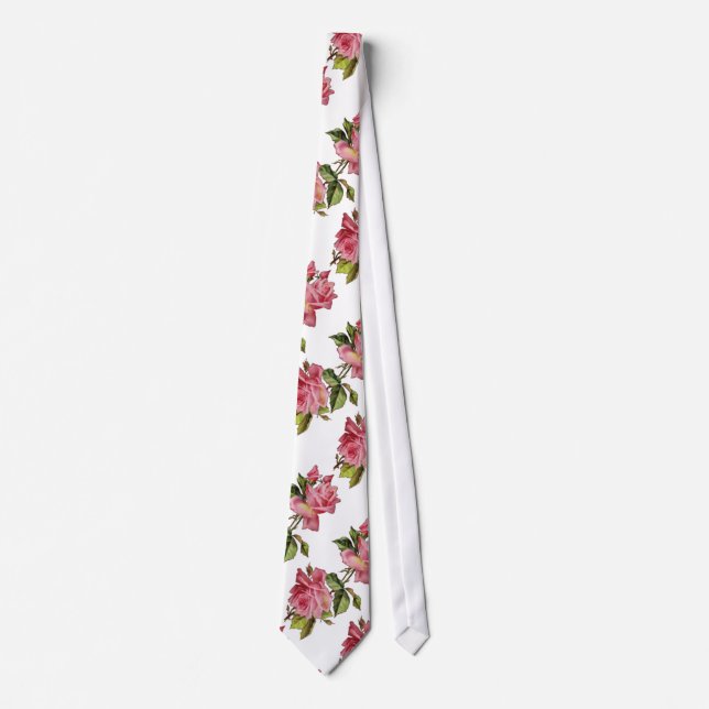 Vintage "Rose Vine" Tie (Front)