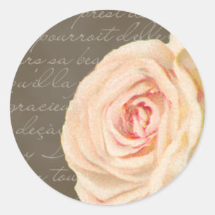 Vintage Rose Wedding Seal