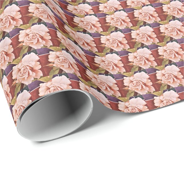 VINTAGE ROSE WRAPPING PAPER (Roll Corner)