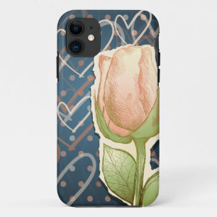 Vintage rosebud, iPhone 5 case
