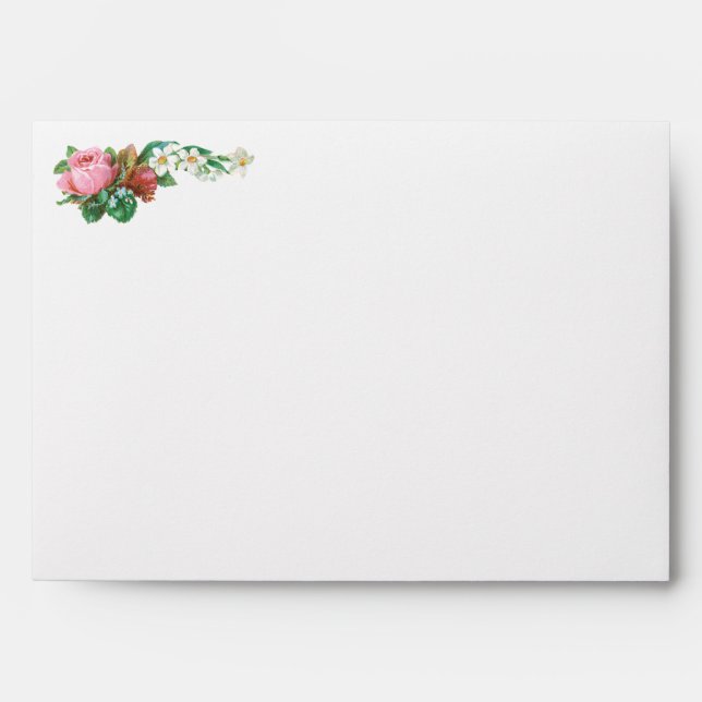Vintage Roses and Daisy Envelopes (Front)
