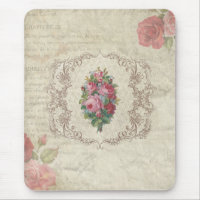 Vintage Roses and Engraving