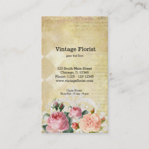 Vintage Roses Business Card
