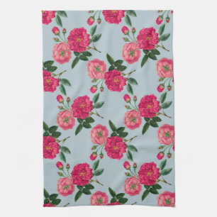 Vintage Roses Design Kitchen Towel