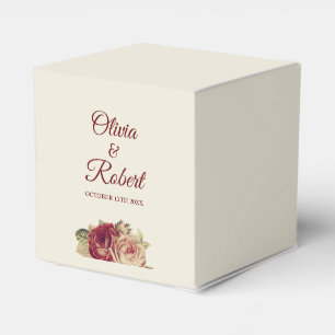 Vintage Roses Favor Box