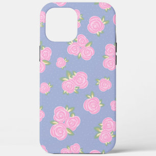 Vintage roses floral pattern iPhone 12 pro max case