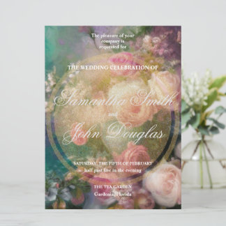 Vintage Roses Painted In Old Dutch Style