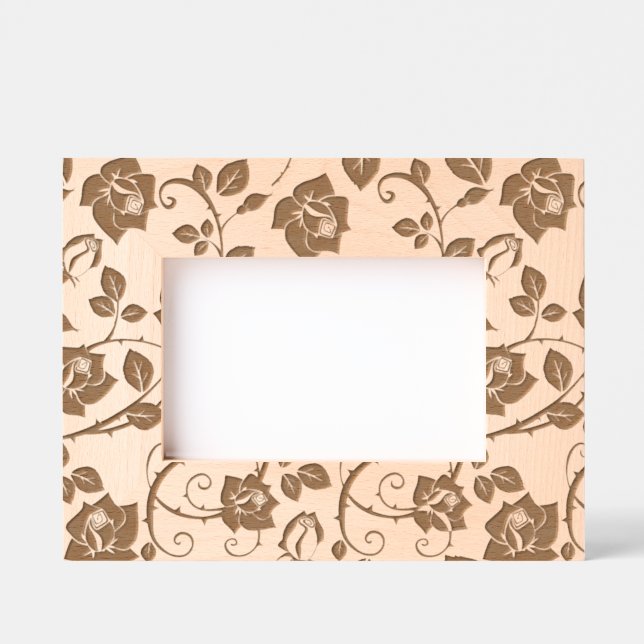Vintage roses pattern etched frames (Front)