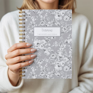Vintage Roses Personalized Journal Notebook