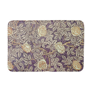 Vintage Roses Pretty Pattern Bath Mat