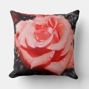 Vintage Roses Throw Pillow