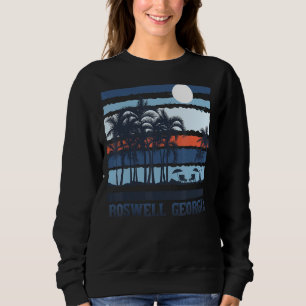 Vintage Roswell Georgia Summer Travel 80s Beach So Sweatshirt