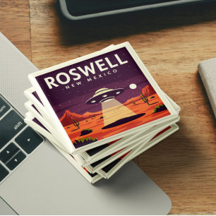 Vintage Roswell New Mexico Magnet