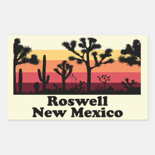 Vintage Roswell New Mexico Sticker