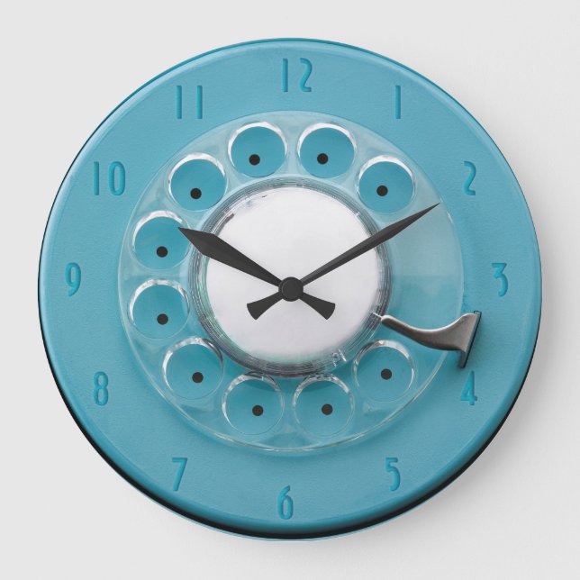 Vintage Rotary Dial Novelty Wall Clock (Front)