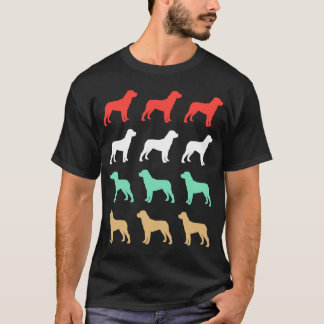 Vintage Rottweiler Dog Retro T-Shirt