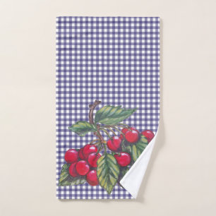 Vintage Rouge Chery Bleu En vichy Cuisine de campa