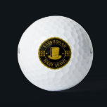 Vintage Round Badge Tall Hat Elegant Groomsmen Golf Balls<br><div class="desc">Celebrate your special day with this exquisite Vintage-inspired Groomsmen Gifts, the perfect blend of classic elegance and contemporary flair. These meticulously designed merchandises are a customized and personalized gift that adds a touch of sophistication to weddings, bachelor parties, engagement parties, and beyond. Each product can be personalized with your groomsmen's...</div>