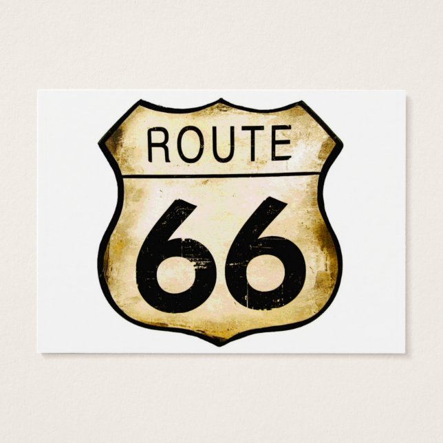 Vintage Route 66 Sign (Back)