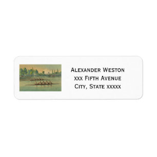 Vintage Rowers Crew Race Boat Race