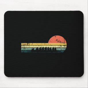 Vintage Rowing Crew Funny Rower Boating Team Gift  Mouse Pad