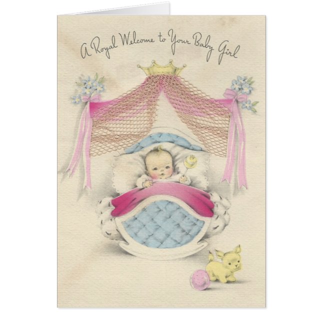 Vintage "Royal Baby Girl" (Front)