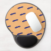 Vintage Royal Blue Car Pattern