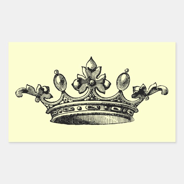 Vintage Royal Crown Sticker (Front)