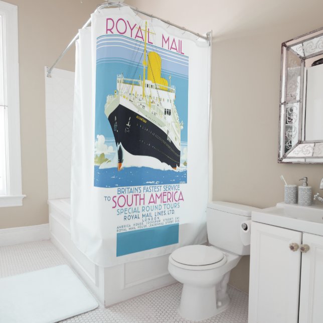 VINTAGE ROYAL MAIL TRAVEL POSTER (In Situ)