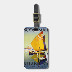 Vintage Royal Mail Travel Poster Luggage Tag