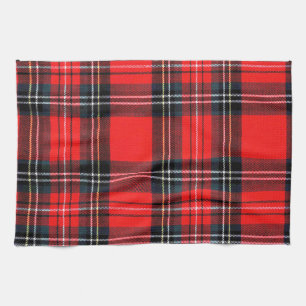 Vintage royal tartan kitchen towel
